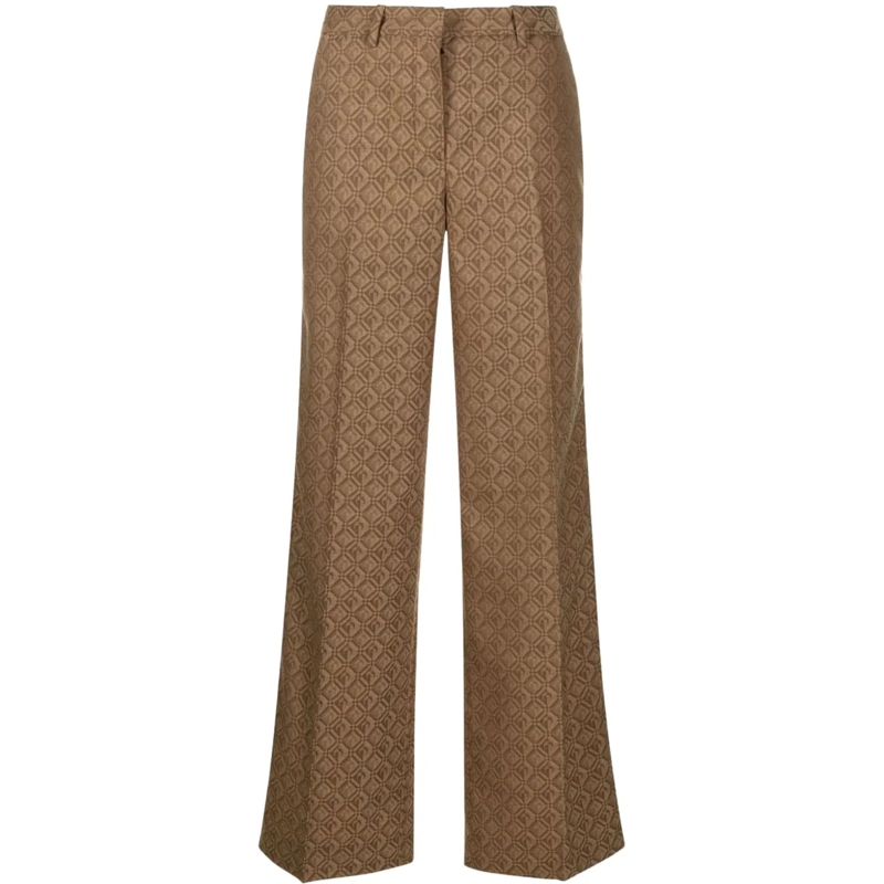 Marine Serre  Trousers Beige beige
