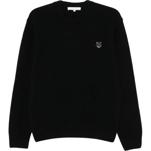 Maison Kitsune  Maison Kitsune' Sweaters Black schwarz