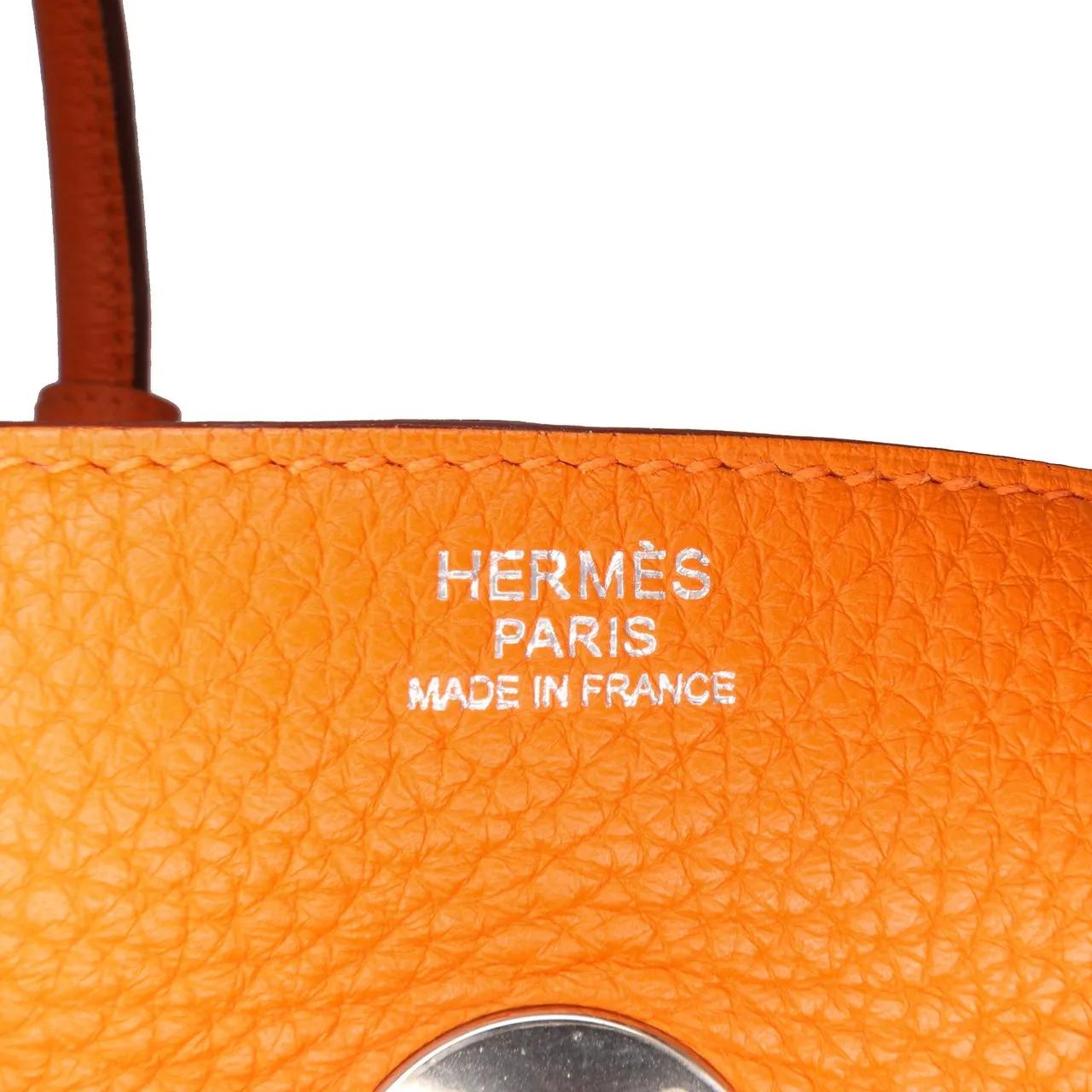 Thumbnail - Hermès Hobo Bags - Clemence Lindy 34 - Gr. unisize - in Orange - für Damen
