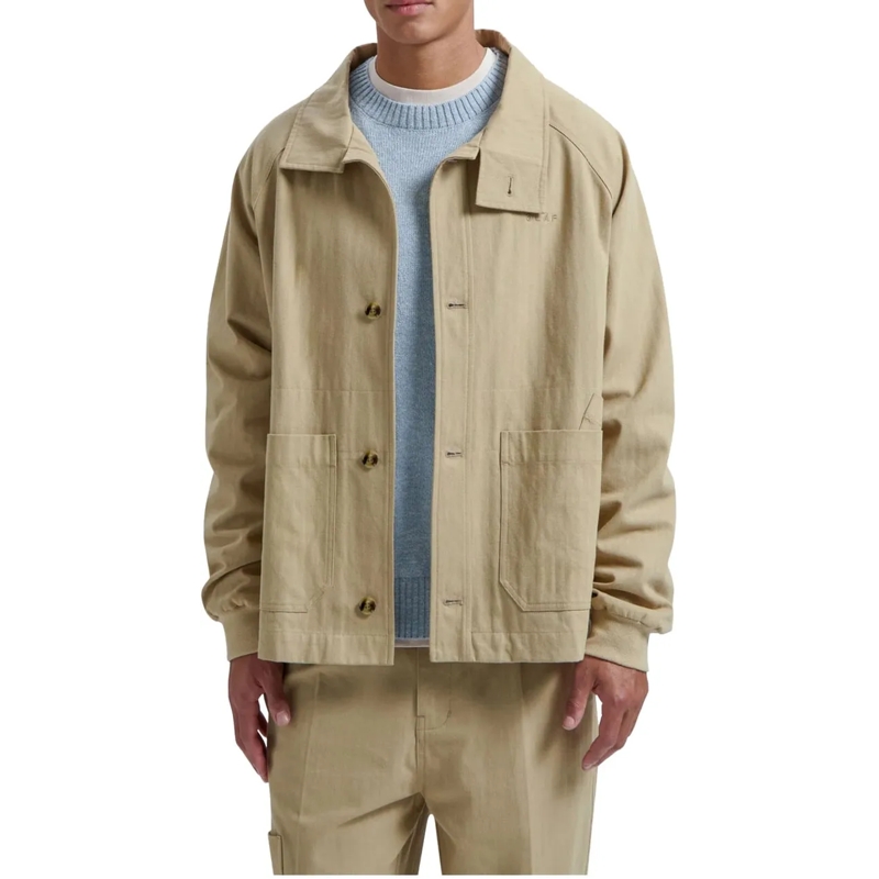 ØLÅF Daunenjacke olaf Utility Workwear Jacket Jackets Khaki M200506 grün(Image 3)