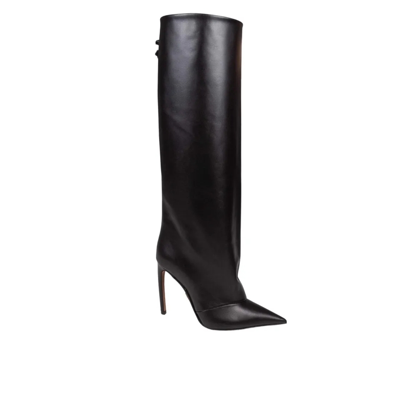 Dolce&Gabbana Stiefel Black Devotion Leather Boot Black