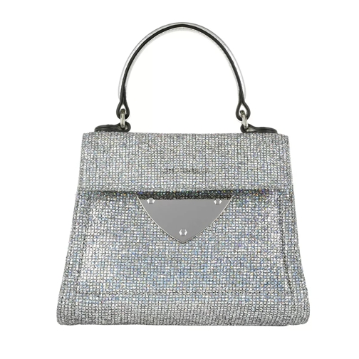 Coccinelle Glitter Handle Bag Silver/Silver Crossbody Bag