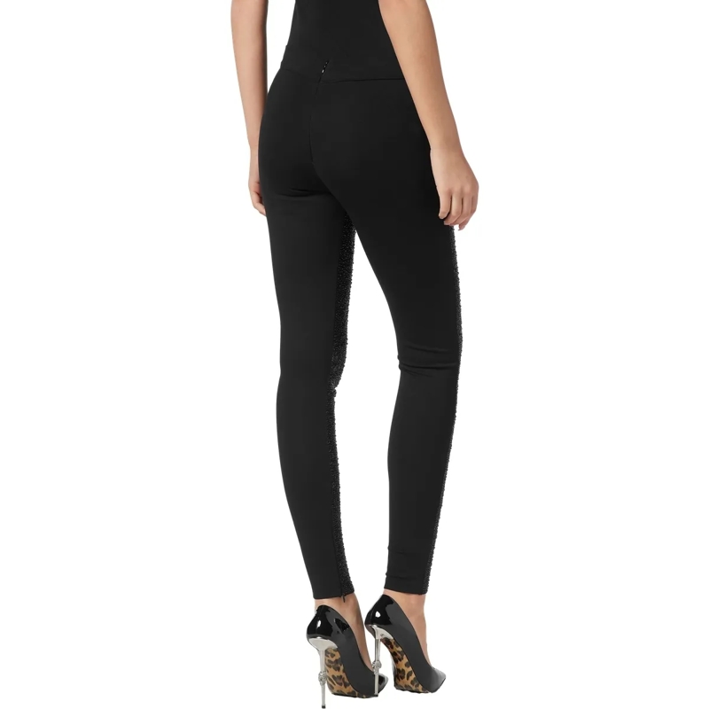 Philipp Plein Leggings Jogging Leggings Embellished schwarz(Image 2)