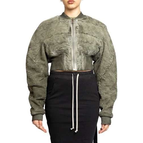 Rick Owens Sommerjacken COLLAGE BOMBER SAGE grün