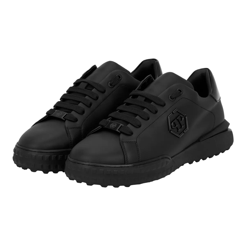 Philipp Plein Low-Top-Sneaker Lo-Top Turnschuhe Hexagon schwarz