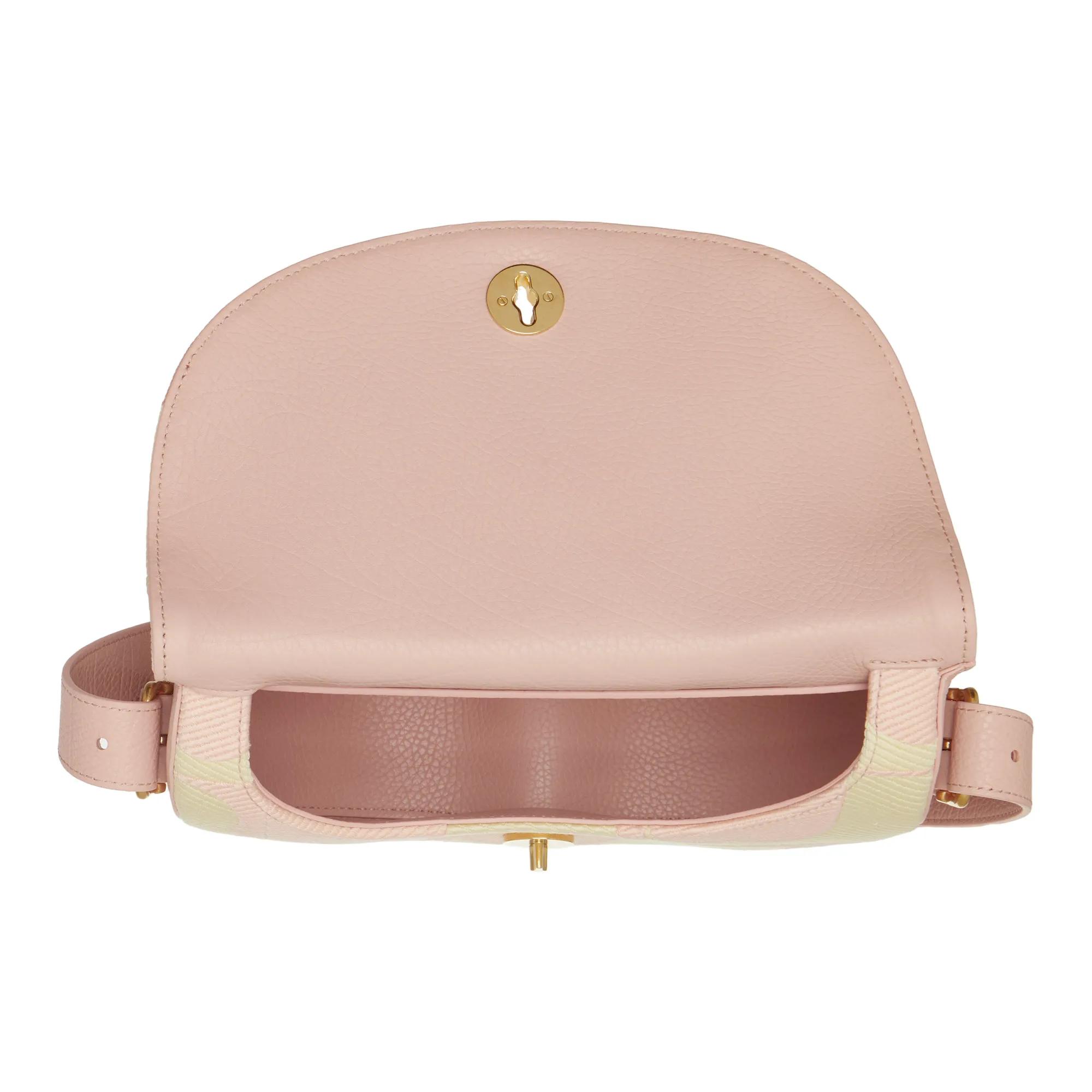 Burberry Crossbody bags Chess Saddle Bag in geel