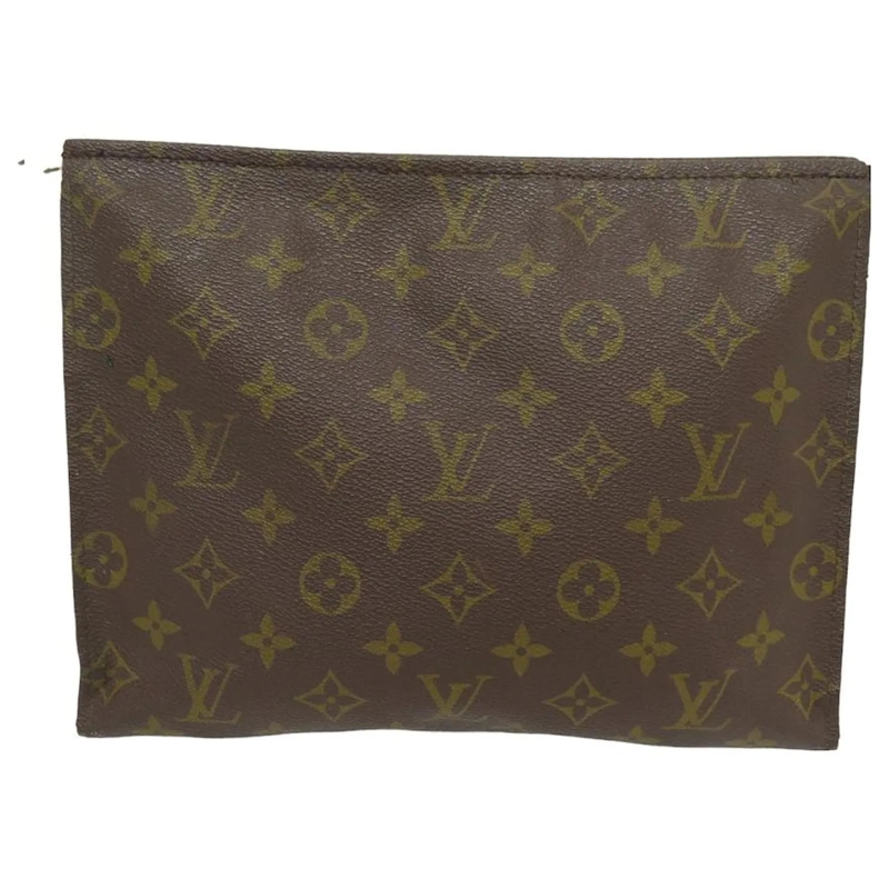 Louis Vuitton Clutch VINTAGE-TASCHE LOUIS VUITTON KULTURTASCHE 26 MONOG braun