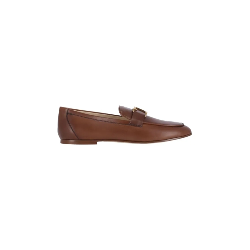 Tod's Ballerinas "T Timeless" Loafers Brown Brown