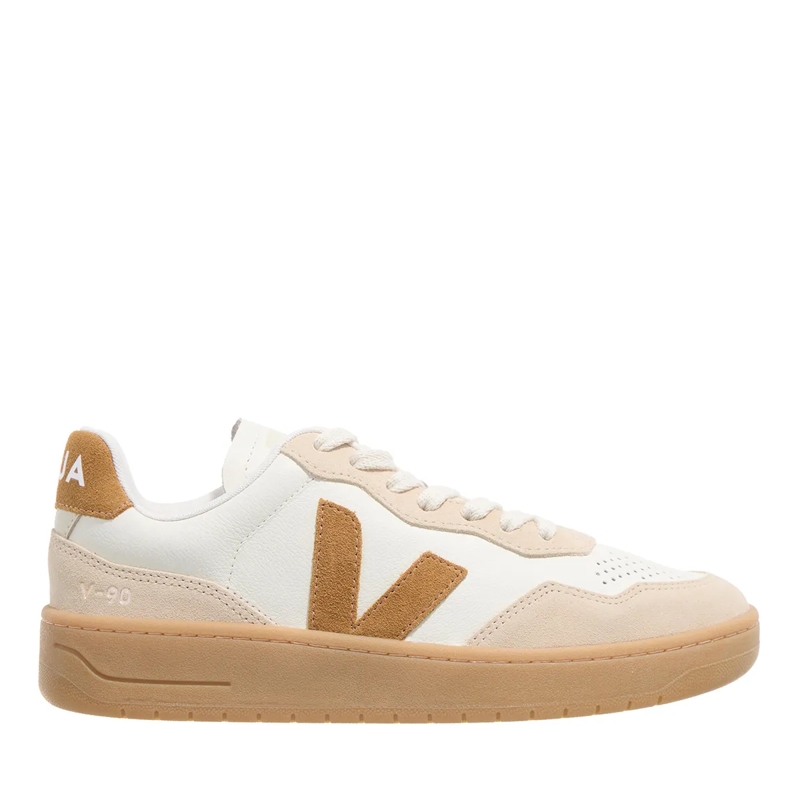 Veja Low-Top-Sneaker V-90 Pure Camel Almond Natural