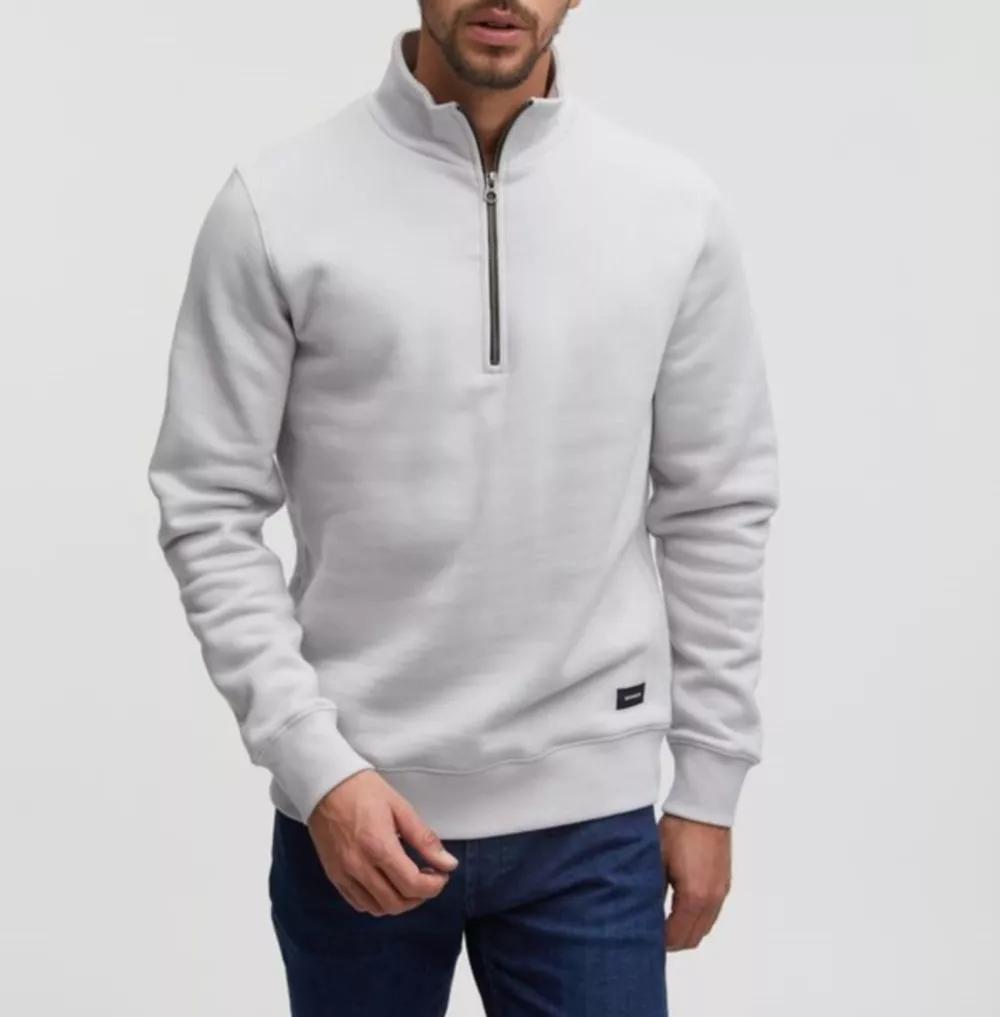 DENHAM MEN - LOGAN HALF ZIP SWEAT SS - Größe XXL - multi