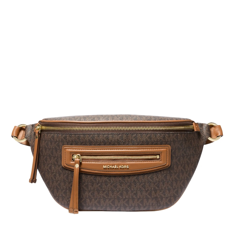 MICHAEL Michael Kors Crossbody Bag Md Sling Msgr Brn/acorn
