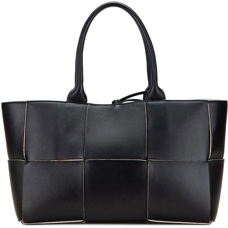 Bottega Veneta Shopper Small Nappa Maxi Intrecciato Arco Tote schwarz