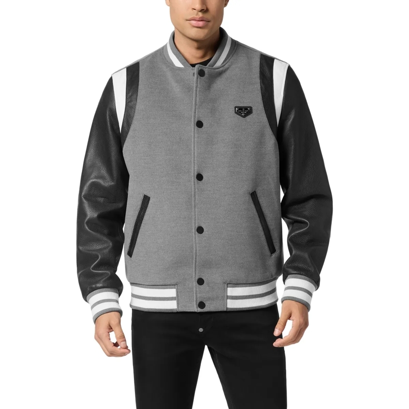 Philipp Plein Daunenjacke Bomber grau(Image 3)