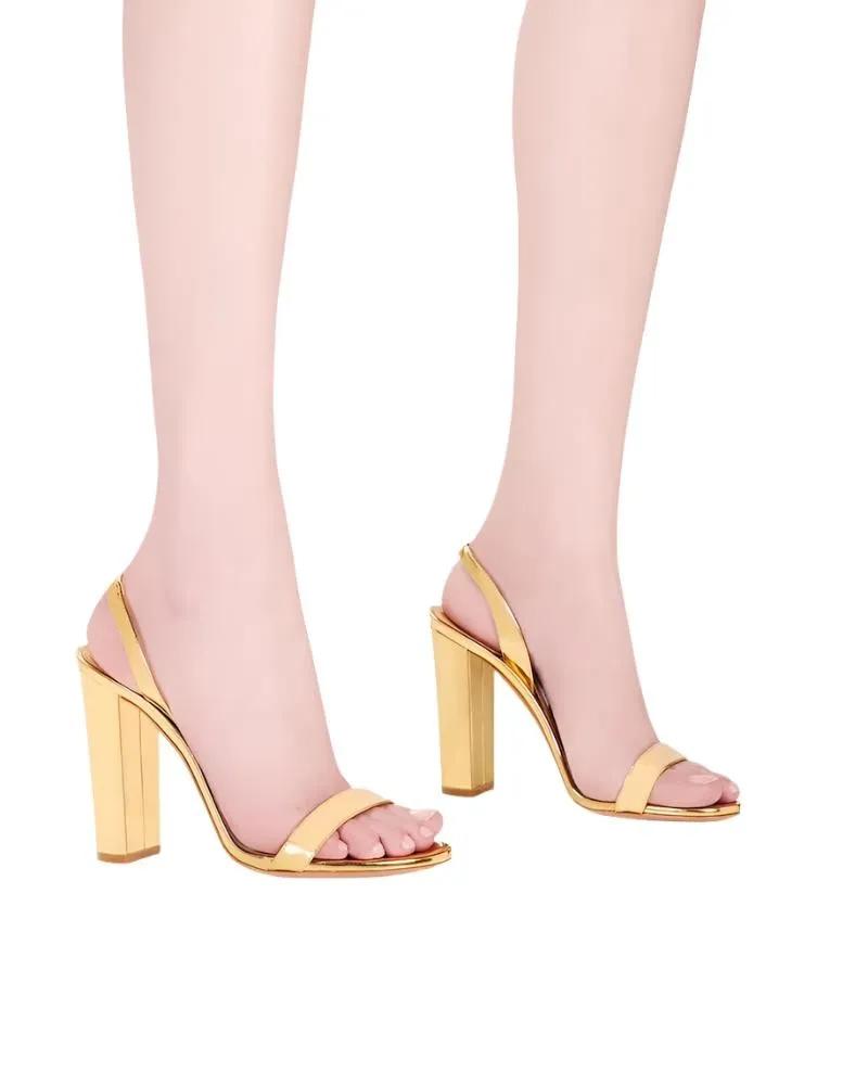 Thumbnail - Aquazzura Sandalen - So Nude Block Sandal 105 - für Damen