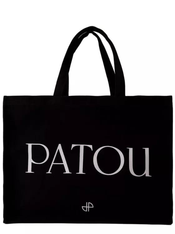 Patou Tote - Large Tote Bag - Cotton - Black - Gr. unisize - in Schwarz - für Damen