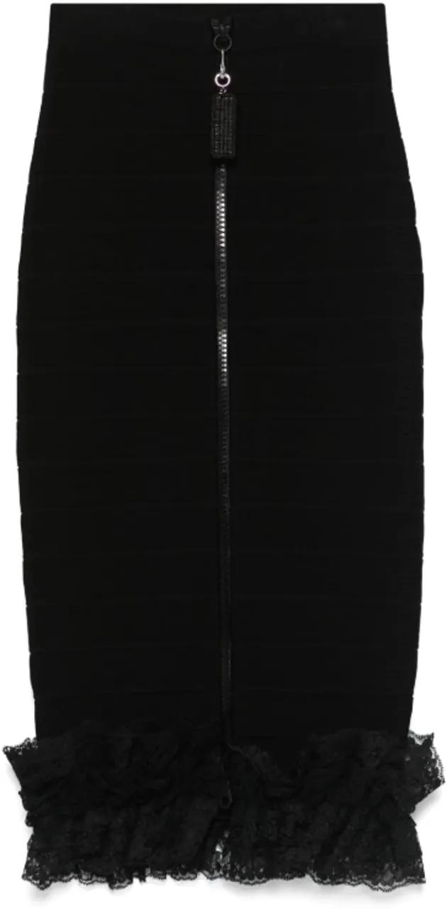 Thumbnail - self-portrait - Self-portrait Skirts Black - Größe M - schwarz