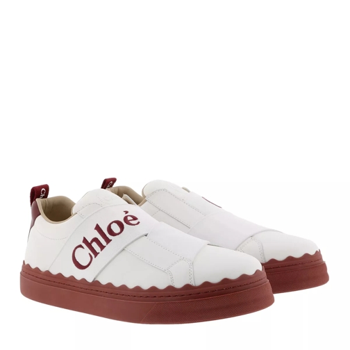Chloé Lauren Sneakers Leather Dawn Red Low-Top Sneaker