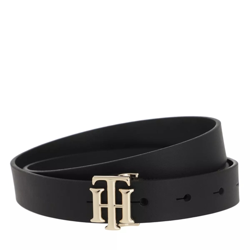 Tommy Hilfiger Logo Belt Black Ledergürtel