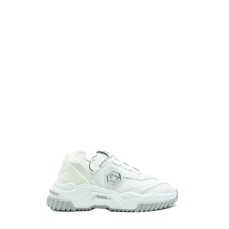 Philipp Plein Low-Top-Sneaker White Lace-Up Sneakers White