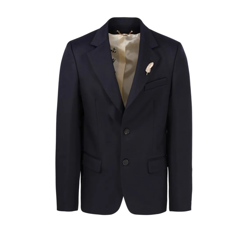 Golden Goose Blazer Single Breasted Milano Blazer Blue