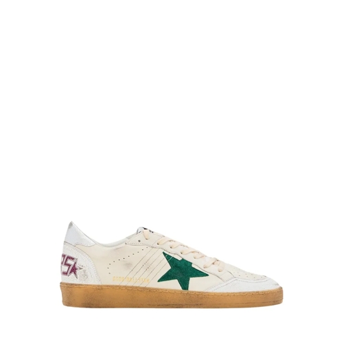 Golden Goose Ball Star Nappa Upper Crack Toe And Spur Suede Sta White sneaker basse