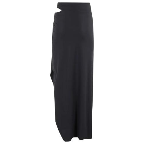 Amazuin Mini jupes Milla Black Draped Skirt Black (Image 2)