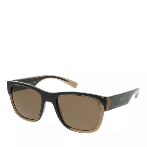 Dolce&Gabbana Sunglasses Charisma 0DG6132 Transparent Brown/Black Sonnenbrille