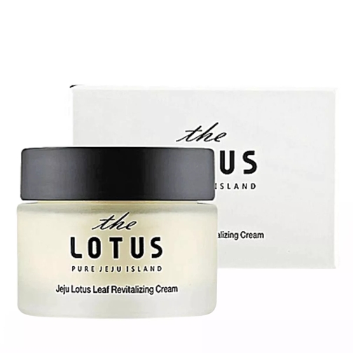 the LOTUS Jeju Lotus Leaf Revitalizing Cream Tagescreme