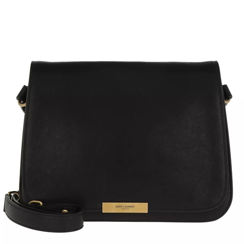 Saint Laurent Amalia Shoulder Bag Leather Black Crossbody Bag