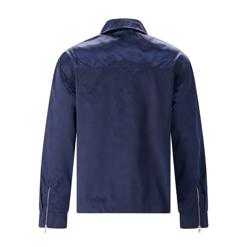 Casablanca Übergangsjacke Jacke mit Monogramm blau(Image 3)