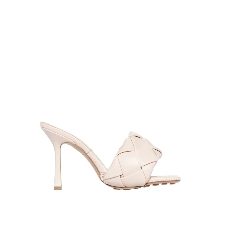 Bottega Veneta Mules Lido Leather Mules Neutrals
