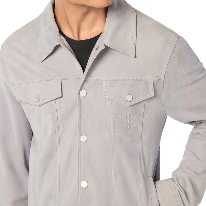 BILLIONAIRE Daunenjacke Lederjacke hell-blau(Image 4)