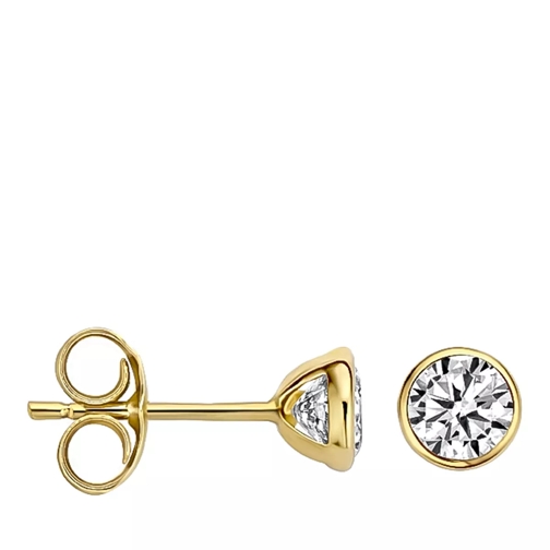 Blush Earstuds 7256YZI - Gold (14k) with Zirconia  Yellow Gold Oorsteker