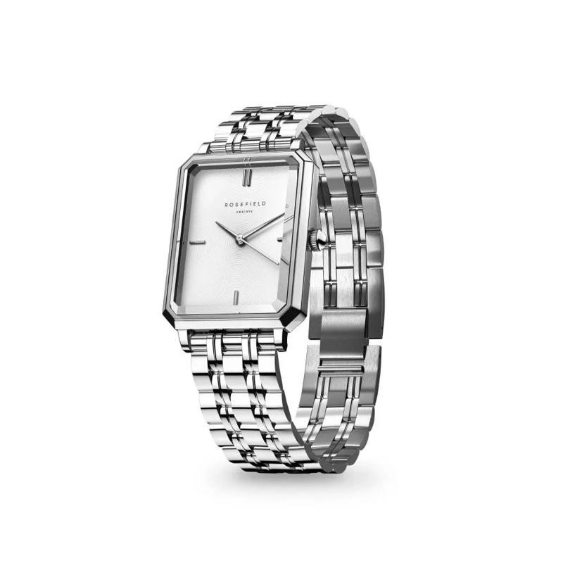 Rosefield Quarzuhr Damenuhr Octagon XS silber(Image 4)