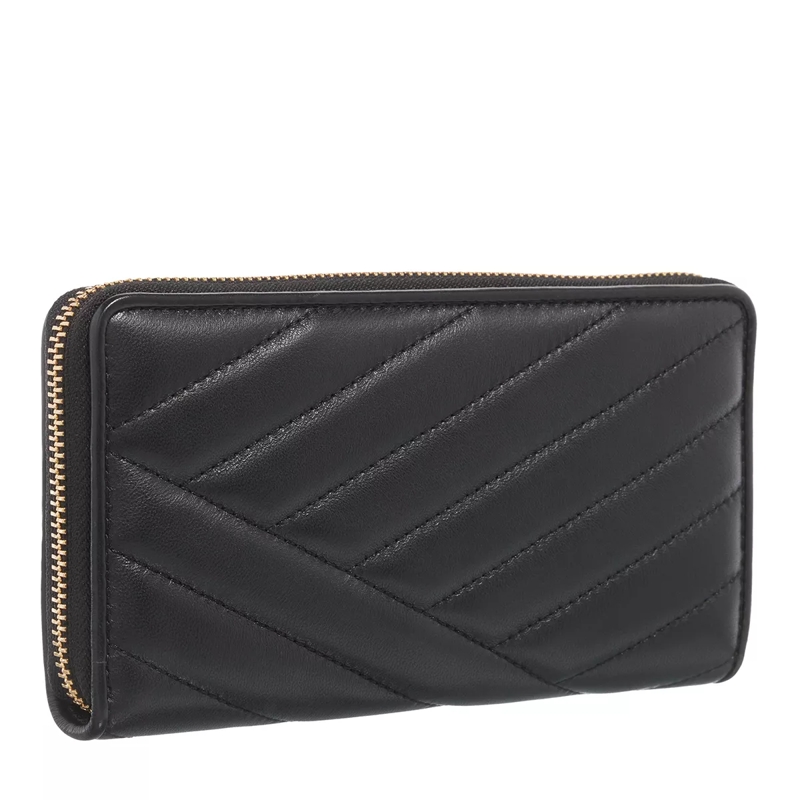 Tory Burch Portemonnaie mit Zip-Around-Reißverschluss Kira Chevron Zip Continental Wallet Black(Image 3)
