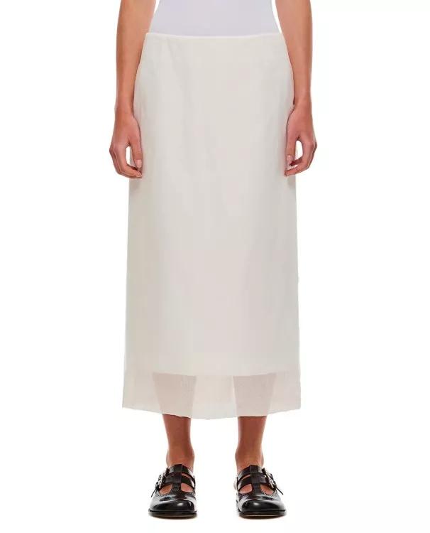 Sportmax - Aceti Midi Skirt - Größe 40 - white