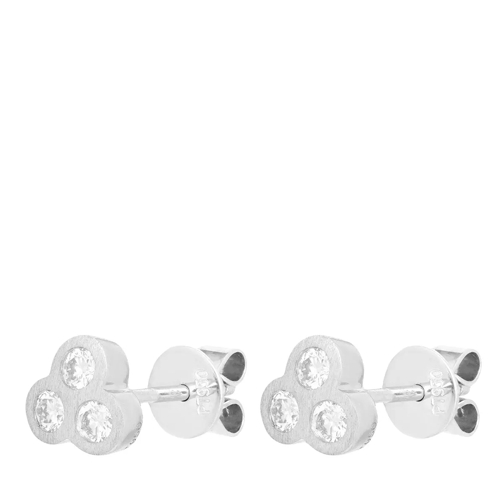 VOLARE Earring Studs 6 Brill ca. 0,30 Platinum Stiftörhängen