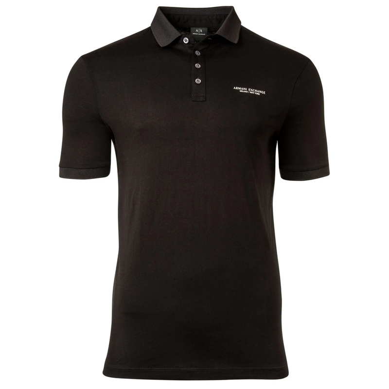 Armani Exchange Polohemd Armani Exchange A|X ARMANI EXCHANGE Herren Poloshi schwarz
