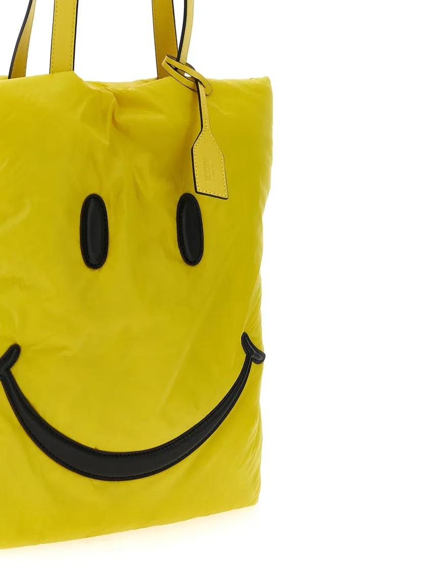 Moschino Shoppers & Totes Smiley ' Shopping Bag in geel