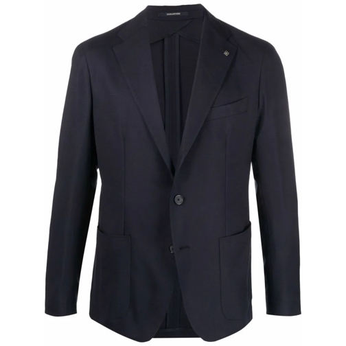 Tagliatore Blazer Navy Blue Wool Jacket Blue