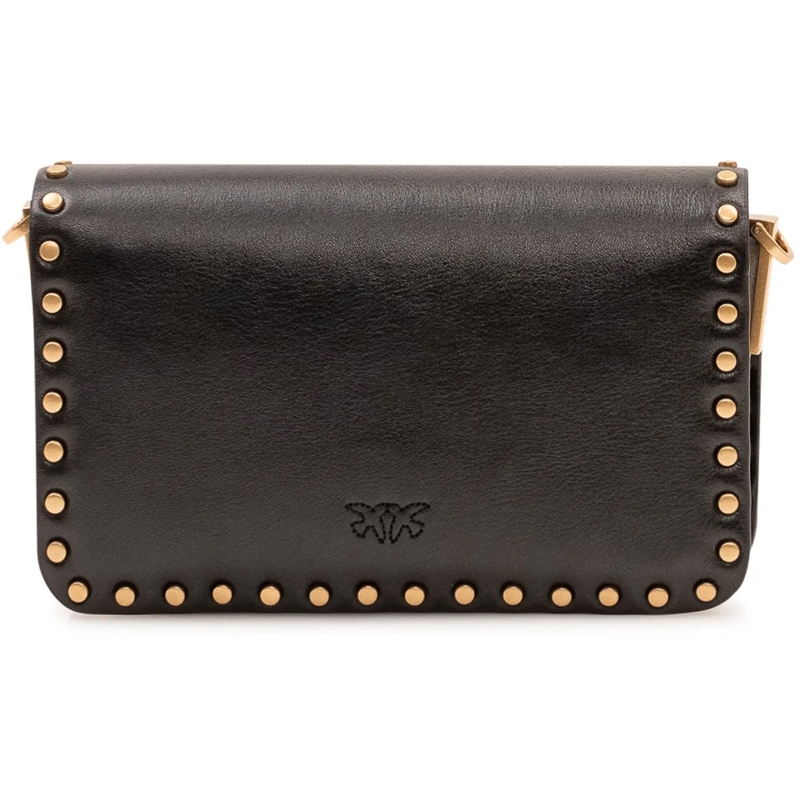 Pinko Schultertasche Love One Slouchy Baby Borsa a Spalla schwarz(Image 4)