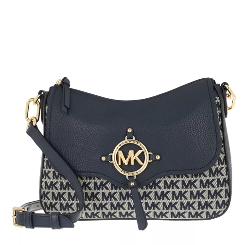 MICHAEL Michael Kors Amy Crossbody Bag Canvas/Leather Navy Crossbody Bag
