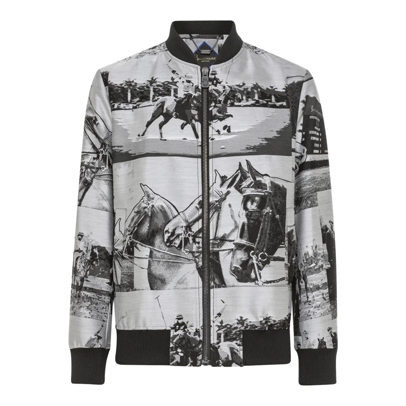 BILLIONAIRE Daunenjacke Bomberjacke schwarz