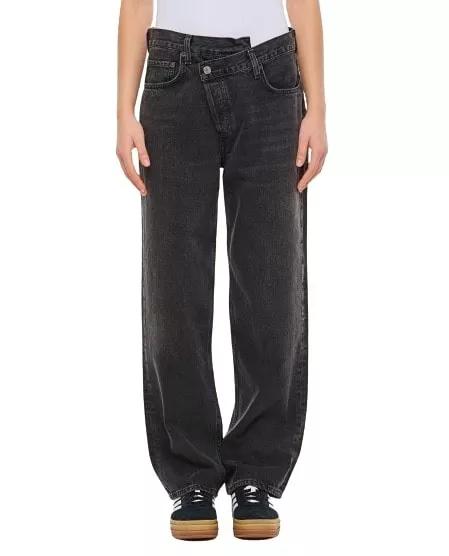 Agolde - Criss Cross Regular Denim Pants - Größe 26 - black