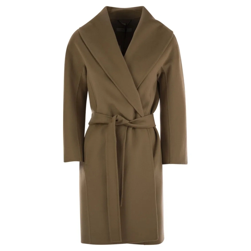 Max Mara Übergangsmantel Messi - Wool Coat Brown