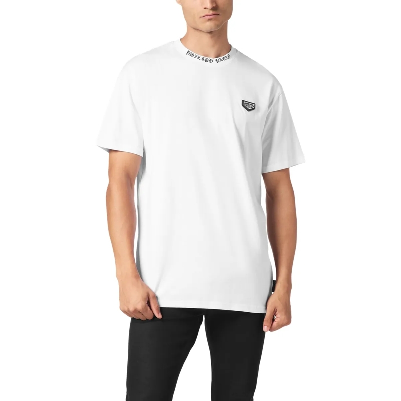 Philipp Plein T-Shirt T-Shirt Rundhalsausschnitt Ss Philipp Plein Tm weiss(Image 2)