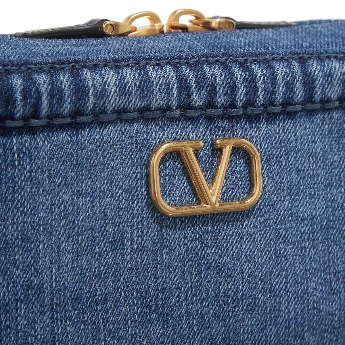 Valentino Garavani Pochettes Mini Camera Case in blauw