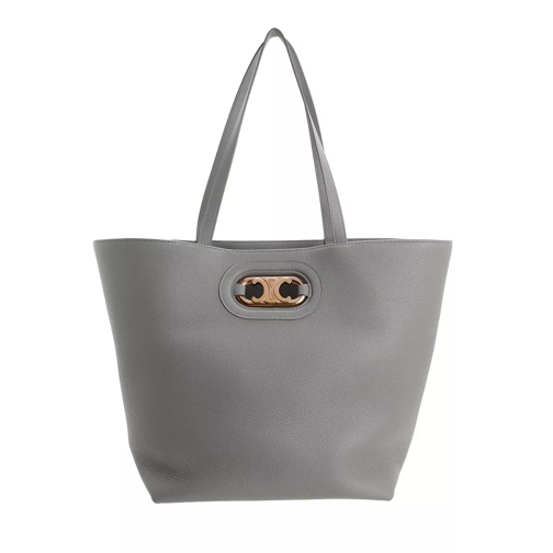Celine Shoulder Bag Leather Grey Shopper