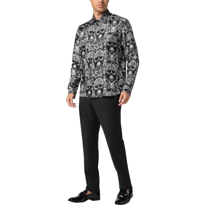 Philipp Plein Hemd Shirt Skull schwarz(Image 4)