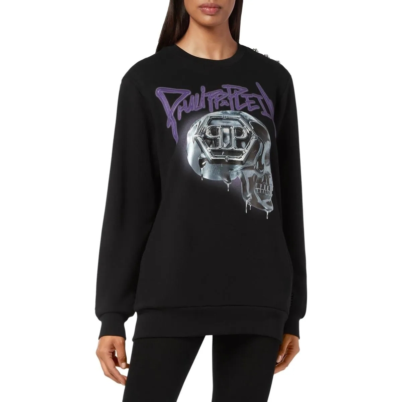 Philipp Plein Sweatshirt Sweatshirt Skull schwarz(Image 3)